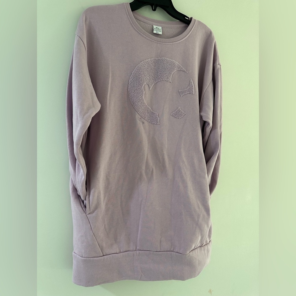 Disney Women's Lavender Crewneck Sweatshirt